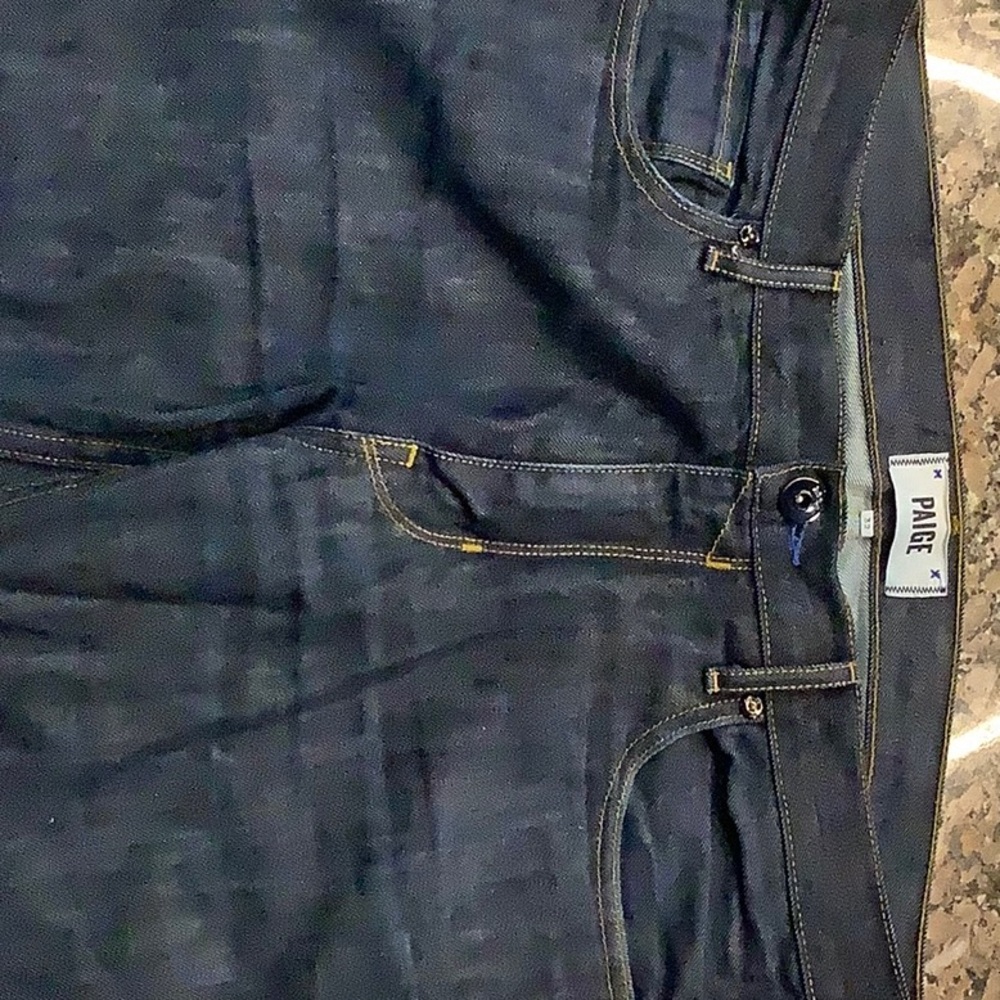 PAIGE Dark Blue Relaxed Men's Jeans